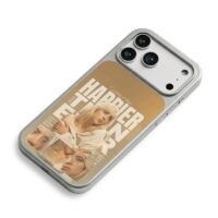 Billie Eilish HappierThanEver iPhone 17 Pro Max Electroplated Silver Case2