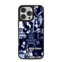 Billie Eilish Lana Rey collage iPhone 16 Pro Max Black Case