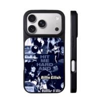 Billie Eilish Lana Rey collage iPhone 17 Pro Max Black Case