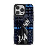 Billie Eilish mic repeat name iPhone 16 Pro Max Black Case