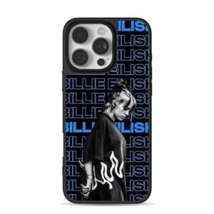 Billie Eilish mic repeat name iPhone 16 Pro Max Black Case
