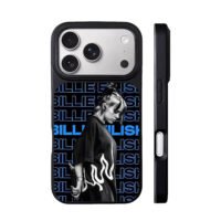 Billie Eilish mic repeat name iPhone 17 Pro Max Black Case