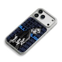 Billie Eilish mic repeat name iPhone 17 Pro Max Electroplated Silver Case2