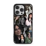 Billie Eilish multiple photo collage iPhone 16 Pro Max Black Case