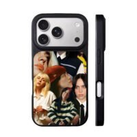 Billie Eilish photo collage iPhone 17 Pro Max Black Case