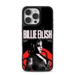 Billie Eilish red black poster iPhone 16 Pro Max Black Case