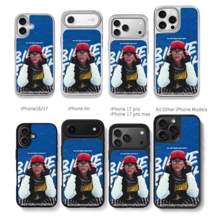 Billie Eilish red Jordan cap Chris Brown Phone Case Black Electroplated Silver For Iphone 11 To 17