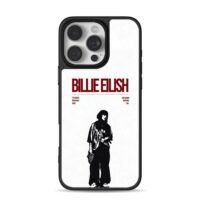 Billie Eilish silhouette art iPhone 16 Pro Max Black Case
