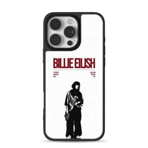 Billie Eilish silhouette art iPhone 16 Pro Max Black Case