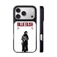 Billie Eilish silhouette art iPhone 17 Pro Max Black Case