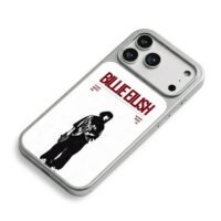 Billie Eilish silhouette art iPhone 17 Pro Max Electroplated Silver Case2