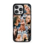 Billie Eilish sparkly collage iPhone 16 Pro Max Black Case
