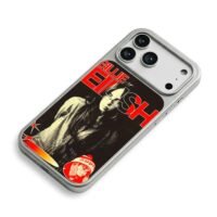 Billie Eilish Supreme halftone iPhone 17 Pro Max Electroplated Silver Case2
