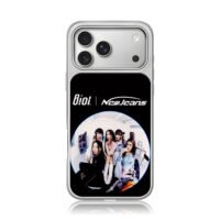 Biol NewJeans 5 girls pic iPhone 17 Pro Max Electroplated Silver Case1