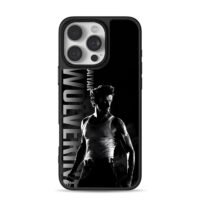Black and white Wolverine WOLVERINE iPhone 16 Pro Max Black Case
