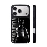 Black and white Wolverine WOLVERINE iPhone 17 Pro Max Black Case