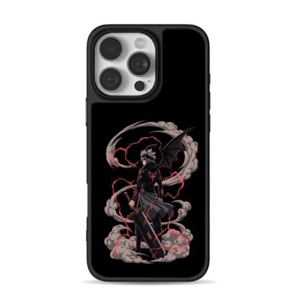 Black Clover Asta demon sword iPhone 16 Pro Max Black Case