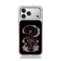 Black Clover Asta demon sword iPhone 17 Pro Max Electroplated Silver Case1