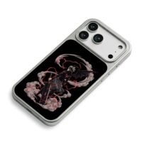 Black Clover Asta demon sword iPhone 17 Pro Max Electroplated Silver Case2