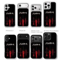 Black Clover red dark swords Chris Brown Phone Case Black Electroplated Silver For Iphone 11 To 17