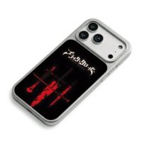 Black Clover red dark swords iPhone 17 Pro Max Electroplated Silver Case2