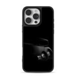 Black GTR sports car rear logo iPhone 16 Pro Max Black Case