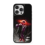 Black hole head cyber spaceman iPhone 16 Pro Max Black Case