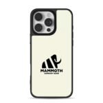 Black mammoth logo Mammoth company iPhone 16 Pro Max Black Case