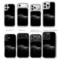 Black Nissan R32 Markaryan Chris Brown Phone Case Black Electroplated Silver For Iphone 11 To 17
