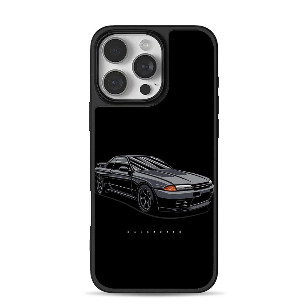 Black Nissan R32 Markaryan iPhone 16 Pro Max Black Case Black Nissan R32 Markaryan iPhone 16 Pro Max Black Case