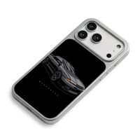 Black Nissan R32 Markaryan iPhone 17 Pro Max Electroplated Silver Case2