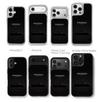 Black Pagani Huayra BC supercar Chris Brown Phone Case Black Electroplated Silver For Iphone 11 To 17