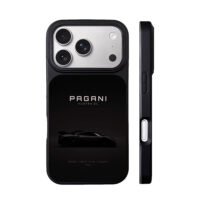 Black Pagani Huayra BC supercar iPhone 17 Pro Max Black Case