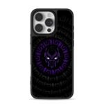 Black Panther purple mask greek key iPhone 16 Pro Max Black Case