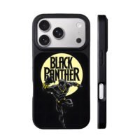 Black Panther superhero art iPhone 17 Pro Max Black Case