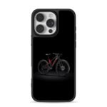 Black red Trek MTB on dark iPhone 16 Pro Max Black Case