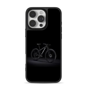 Black Trek mountain bike Chris Brown Phone Case Black Electroplated Silver For Iphone 11 To 17