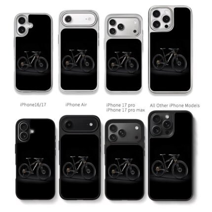 Black Trek MTB dark backdrop Chris Brown Phone Case Black Electroplated Silver For Iphone 11 To 17