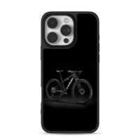 Black Trek MTB dark backdrop iPhone 16 Pro Max Black Case