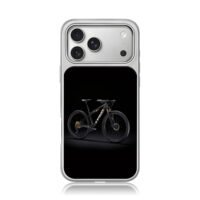 Black Trek MTB dark backdrop iPhone 17 Pro Max Electroplated Silver Case1