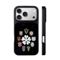BlackClover knight squad emblems iPhone 17 Pro Max Black Case