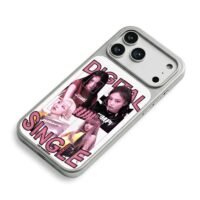 Blackpink pink digital single iPhone 17 Pro Max Electroplated Silver Case2