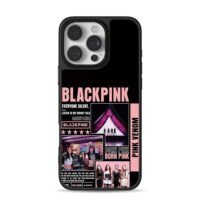 Blackpink Pink Venom Born Pink Phone Case for iPhone 11-17 & Samsung Galaxy S24-S26