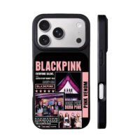 Blackpink Pink Venom Born Pink iPhone 17 Pro Max Black Case