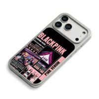 Blackpink Pink Venom Born Pink iPhone 17 Pro Max Electroplated Silver Case2