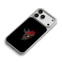 Bleach Ichigo half hollow mask iPhone 17 Pro Max Electroplated Silver Case2