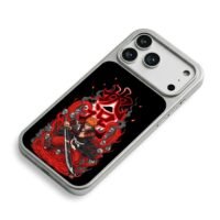 Bleach Ichigo katana skulls iPhone 17 Pro Max Electroplated Silver Case2