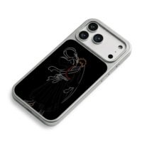 Bleach Ichigo Kurosaki Zangetsu art iPhone 17 Pro Max Electroplated Silver Case2