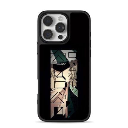 Bleach Kisuke Urahara cut art iPhone 16 Pro Max Black Case