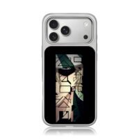Bleach Kisuke Urahara cut art iPhone 17 Pro Max Electroplated Silver Case1